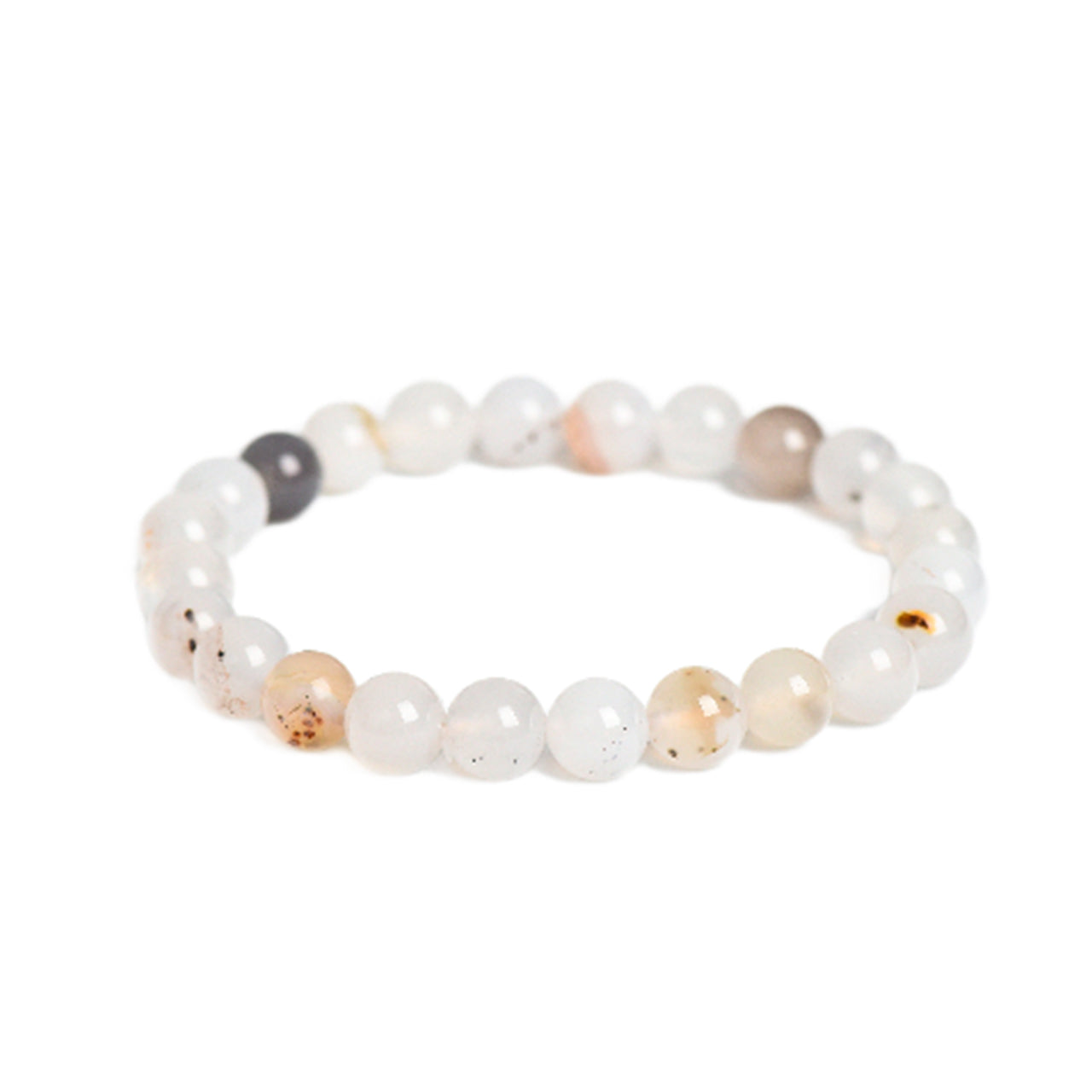 LUMINOSOUL White Agate Bracelet