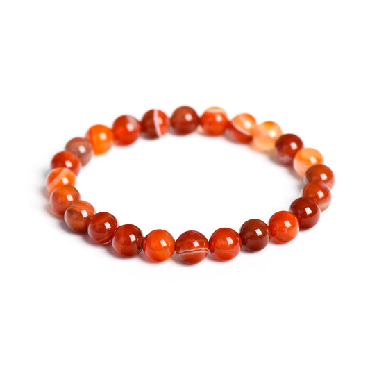 LUMINOSOUL Red Agate Bracelet