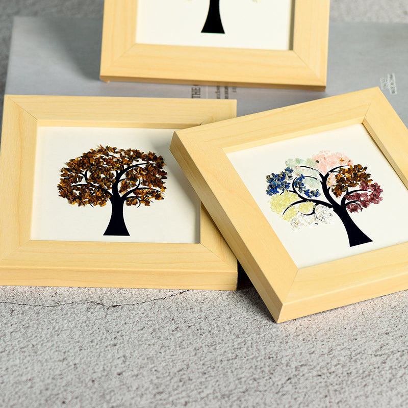 Tree of Life Picture Frame Decoration With Crystals