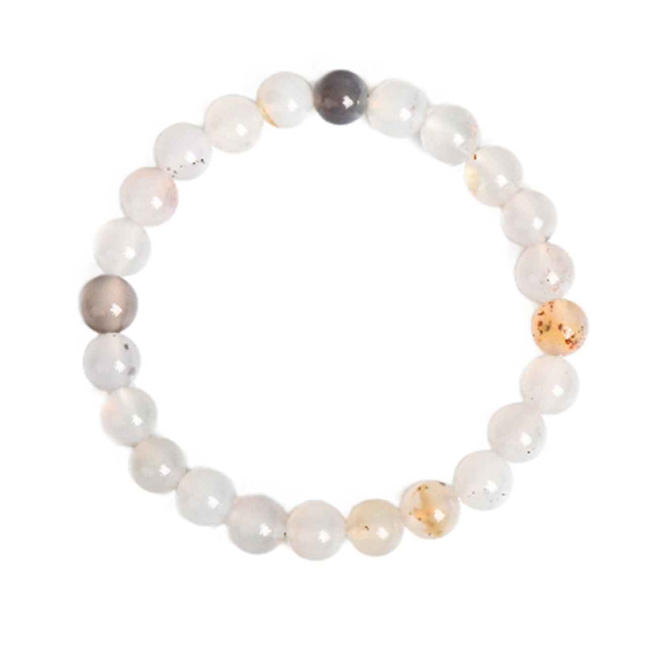 LUMINOSOUL White Agate Bracelet