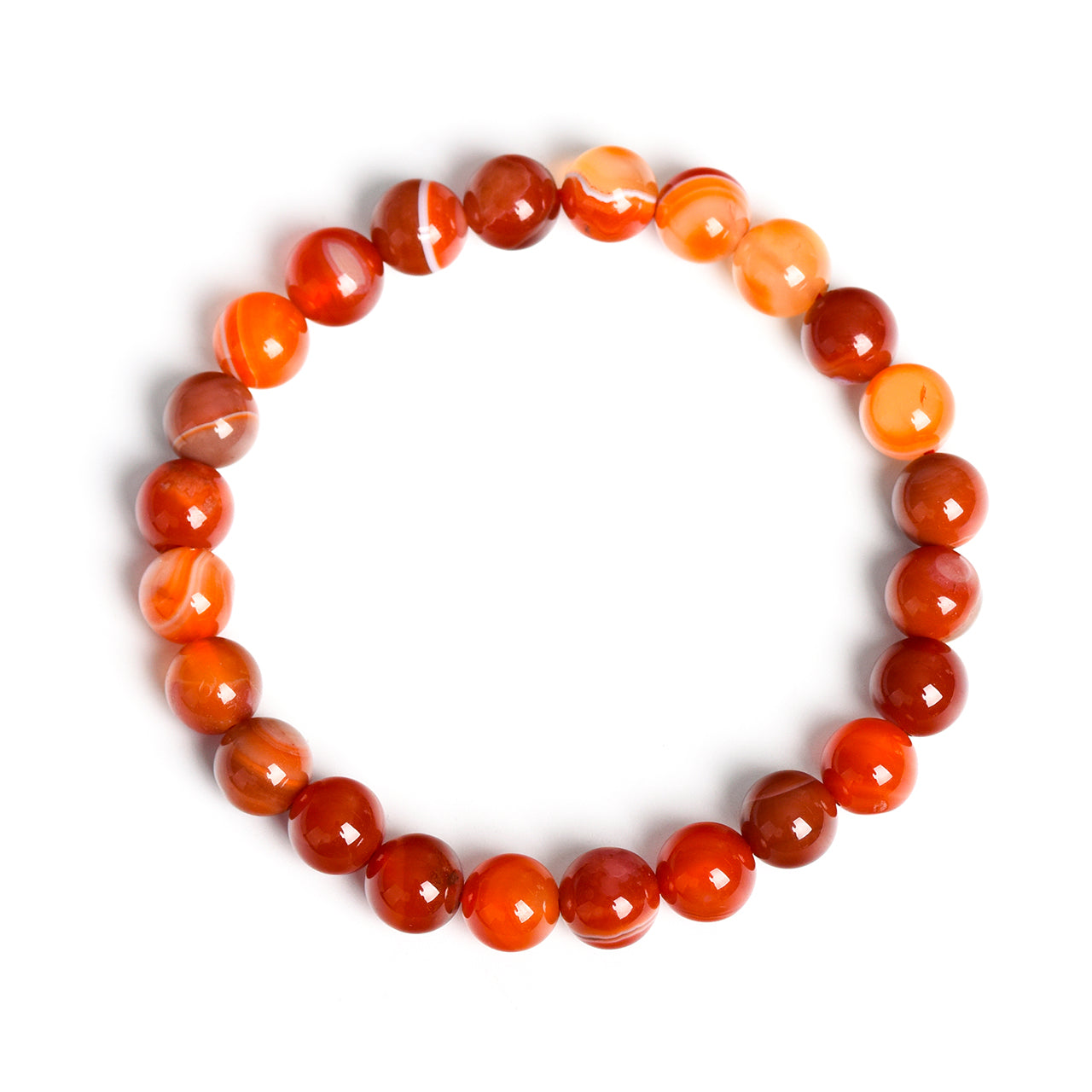 LUMINOSOUL Red Agate Bracelet