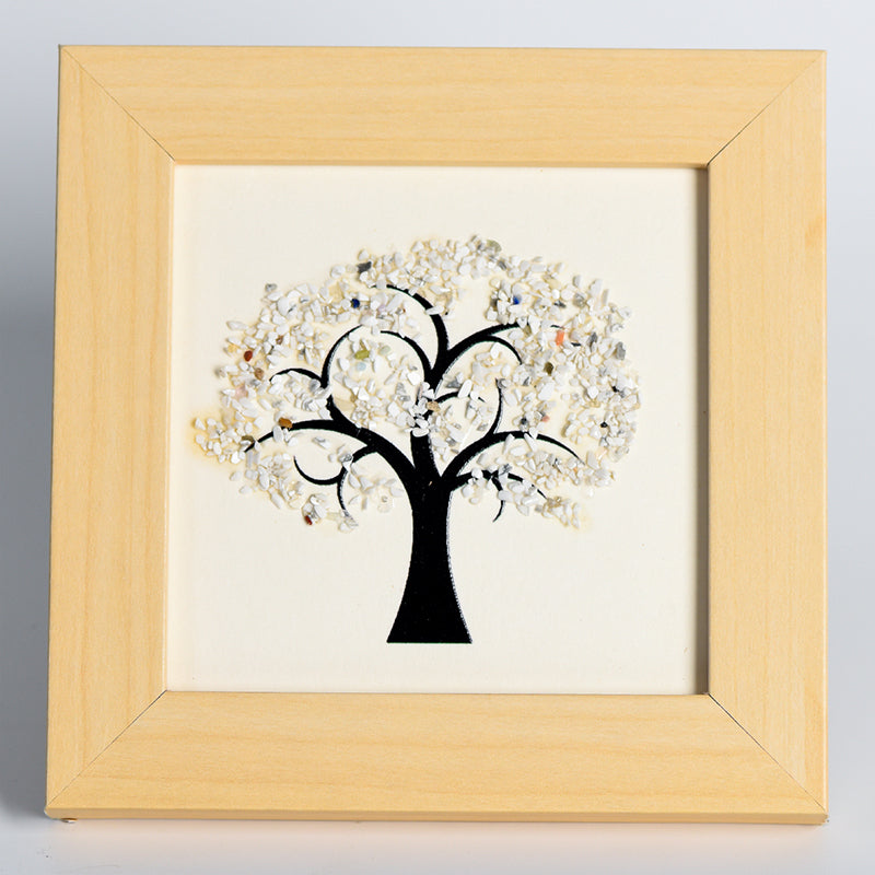 Tree of Life Picture Frame Decoration With Crystals
