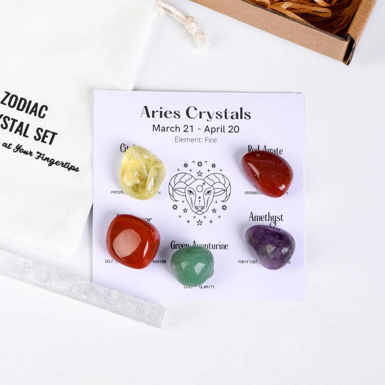 Zodiac Crystal Stone Set