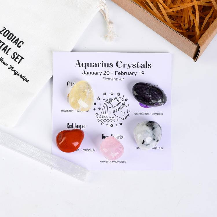 Zodiac Crystal Stone Set