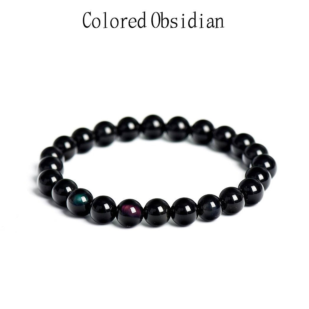 LUMINOSOUL Coloured Obsidian Bracelet