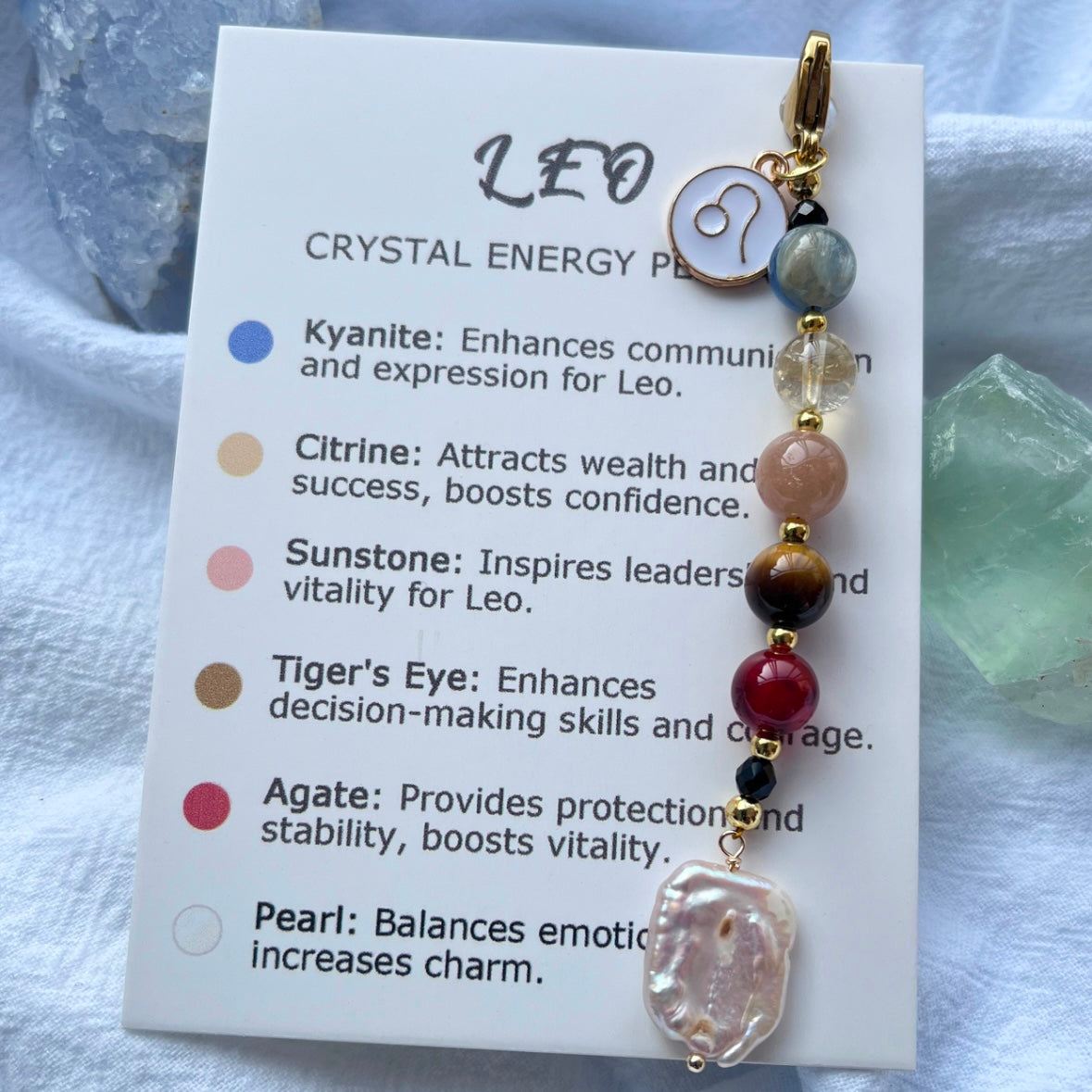 Zodiac Crystal Pendants
