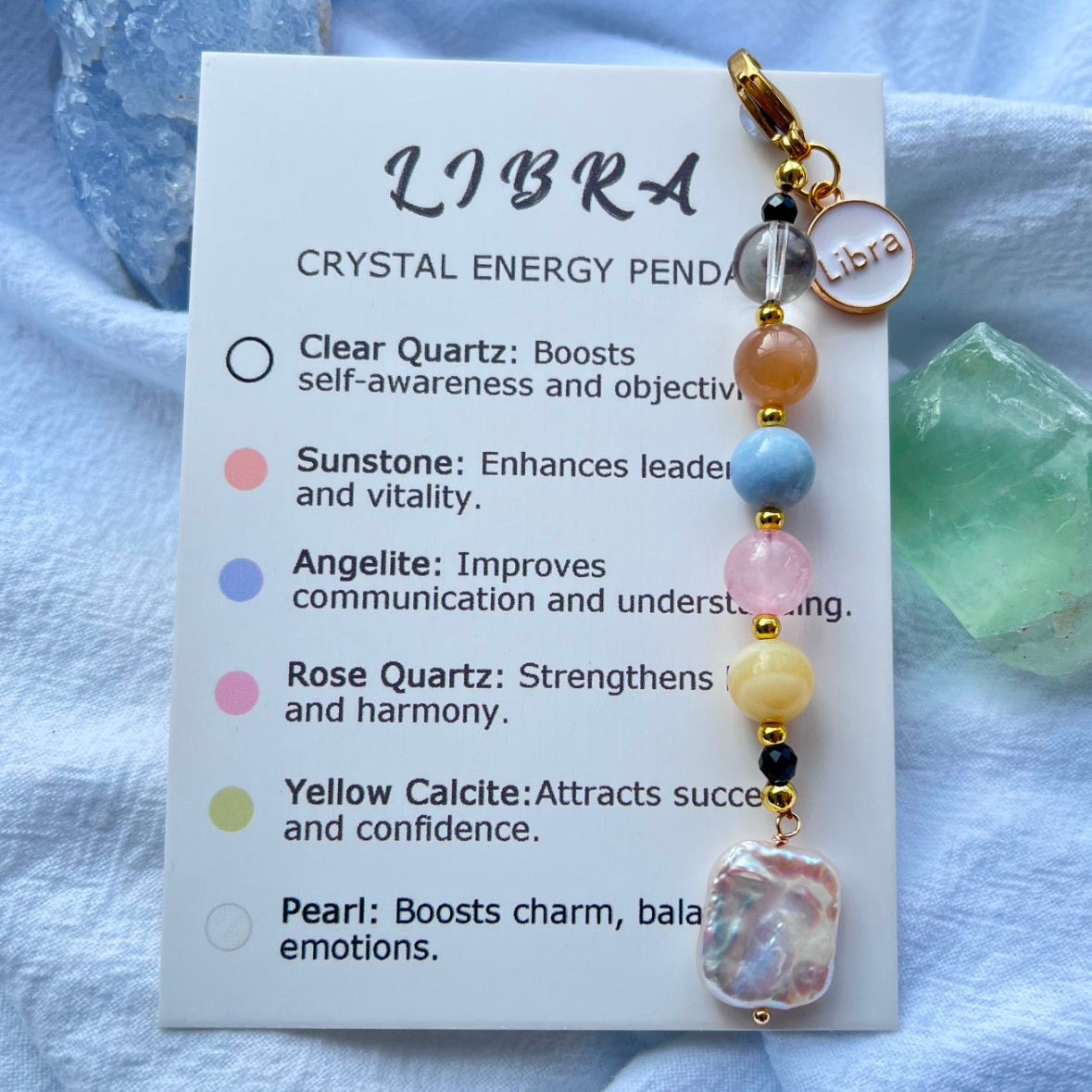 Zodiac Crystal Pendants