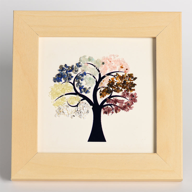 Tree of Life Picture Frame Decoration With Crystals