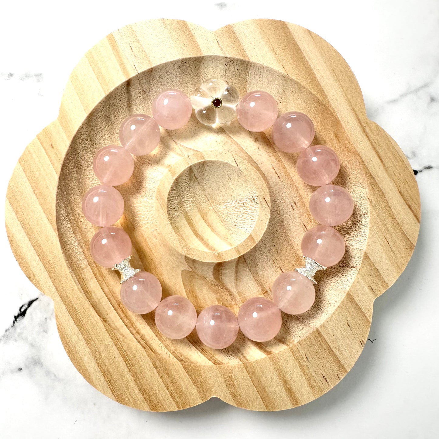 LUMINOSOUL Sakura Love Bracelet - Rose Quartz Sakura
