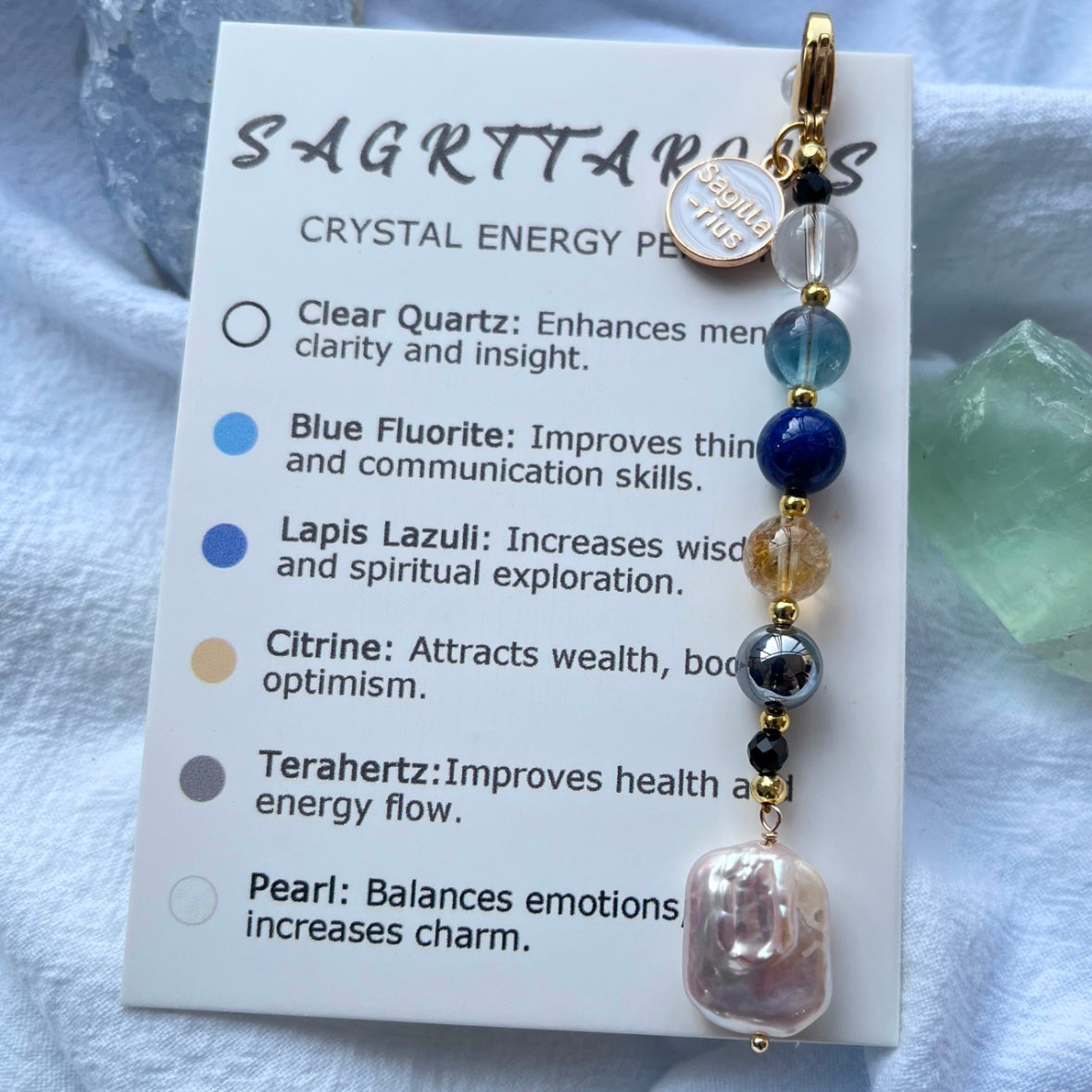 Zodiac Crystal Pendants