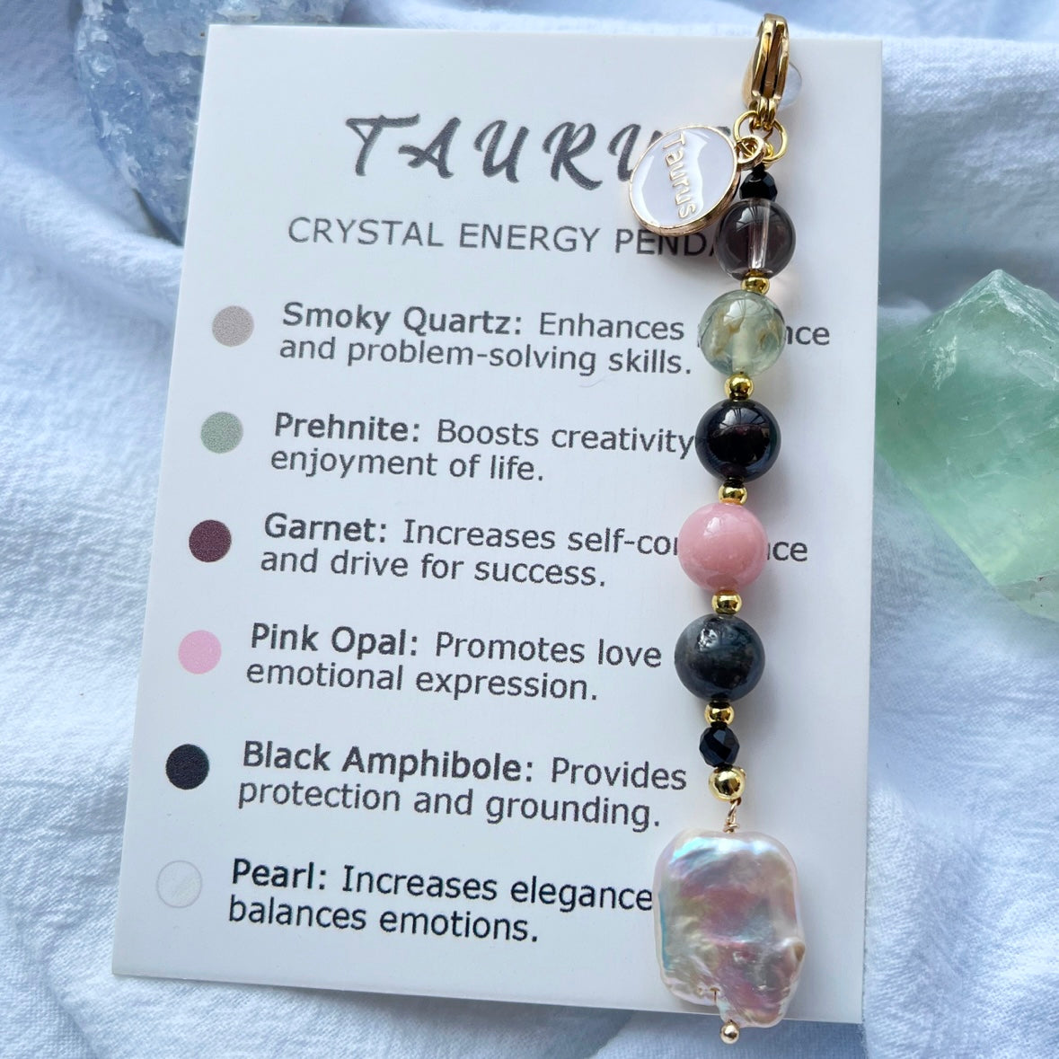 Zodiac Crystal Pendants