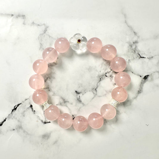 LUMINOSOUL Sakura Love Bracelet - Rose Quartz Sakura