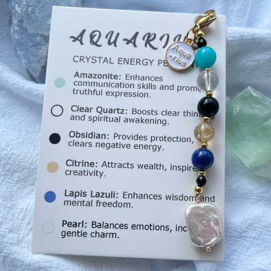 Zodiac Crystal Pendants