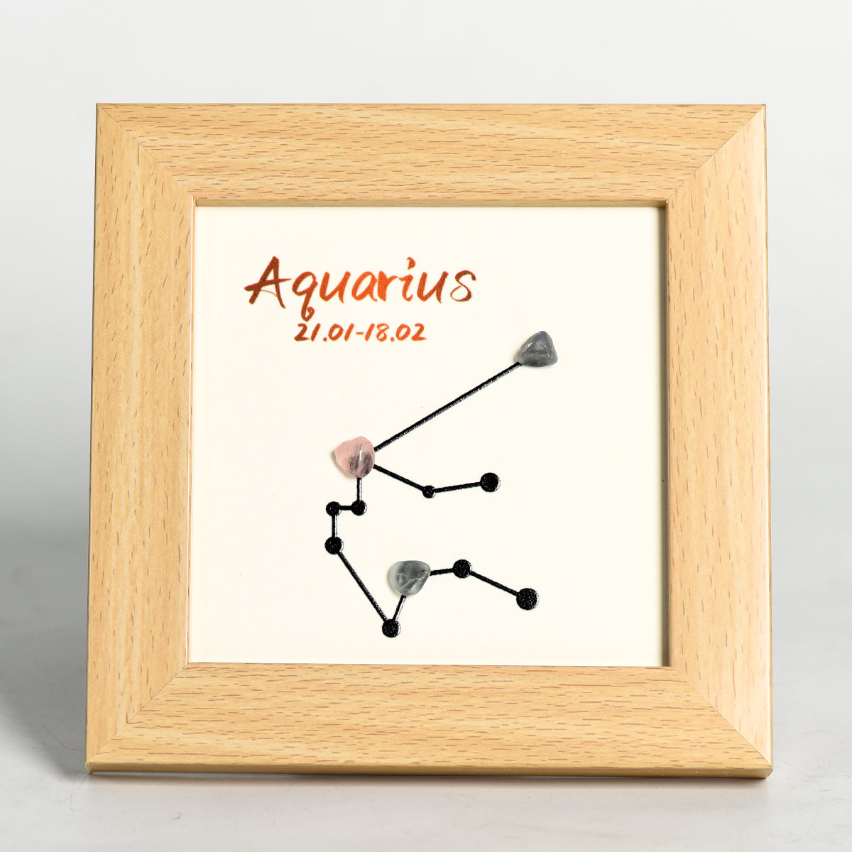 Zodiac Picture Frame Decoration With Crystal Stone